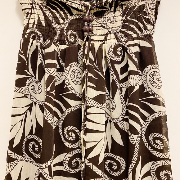 NWT Request Smocked Tribal Strapless Boho Top M - Picture 3 of 8